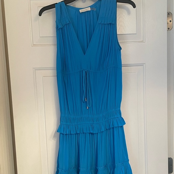 Ramy Brook Women's Smocked & Tiered Dress - Blue Wave - Size XS new without tag - Picture 1 of 6